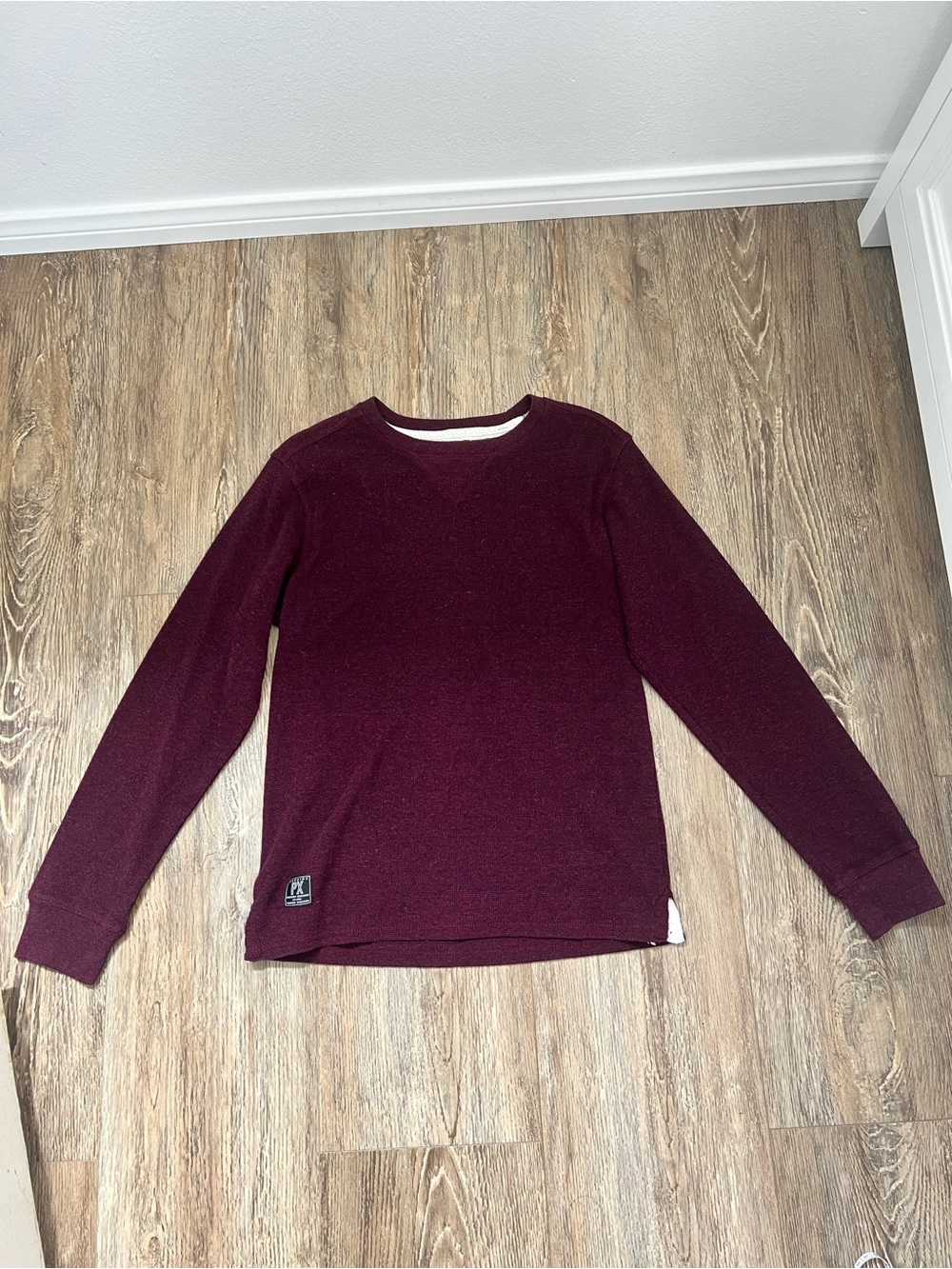 Men's Crewneck Sweater in Burgundy